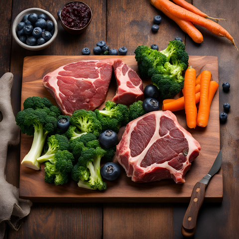 Complete Raw Food Feeding Guide and Charts for Dogs