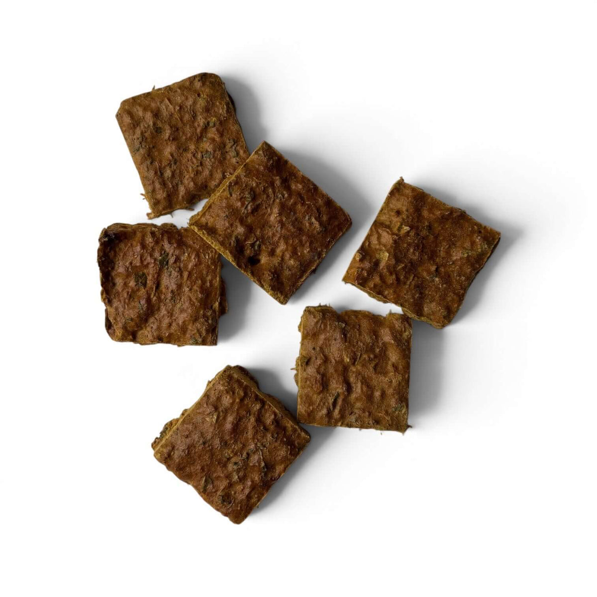Pieces of Beef liver and super greens dog treats