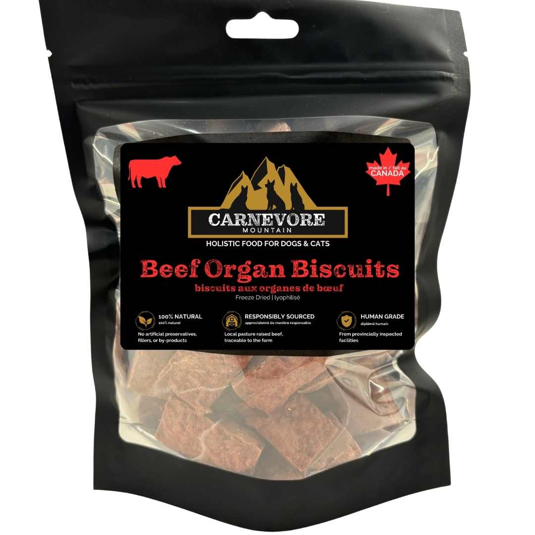 Beef Organ Biscuits Freeze Dried Treats (85g)